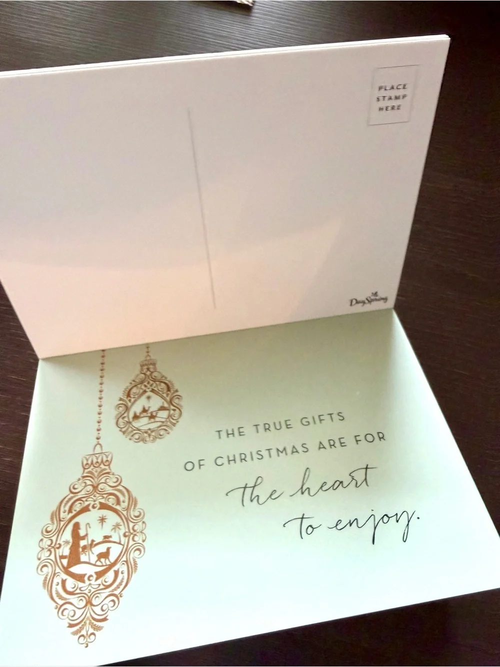 DaySpring Christian Christmas Postcard Book 20 Cards KJV
